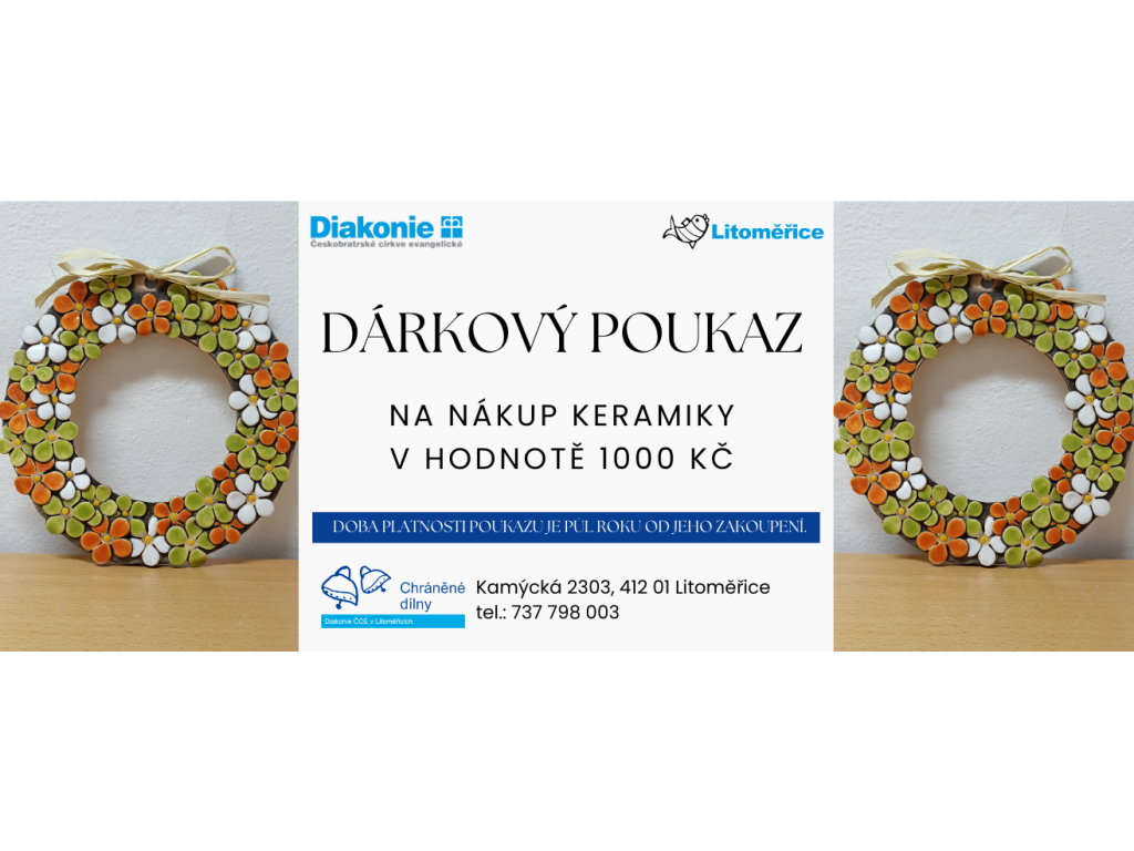 DÁRKOVÝ POUKAZ 1000 Kč (více variant)
