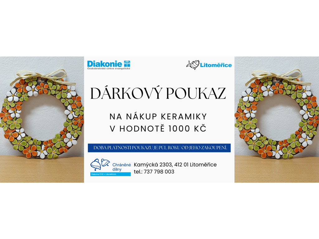 DÁRKOVÝ POUKAZ 1000 Kč (více variant)