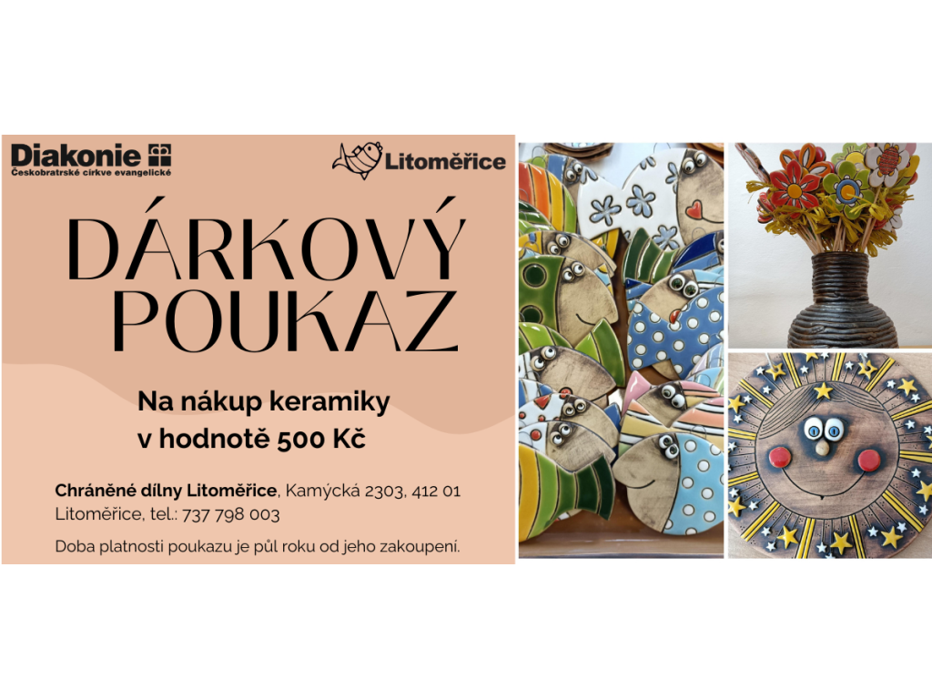 DÁRKOVÝ POUKAZ 500 Kč (více variant)