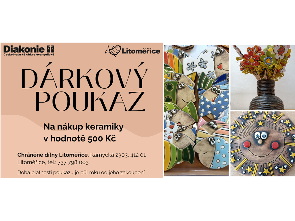 DÁRKOVÝ POUKAZ 500 Kč (více variant)